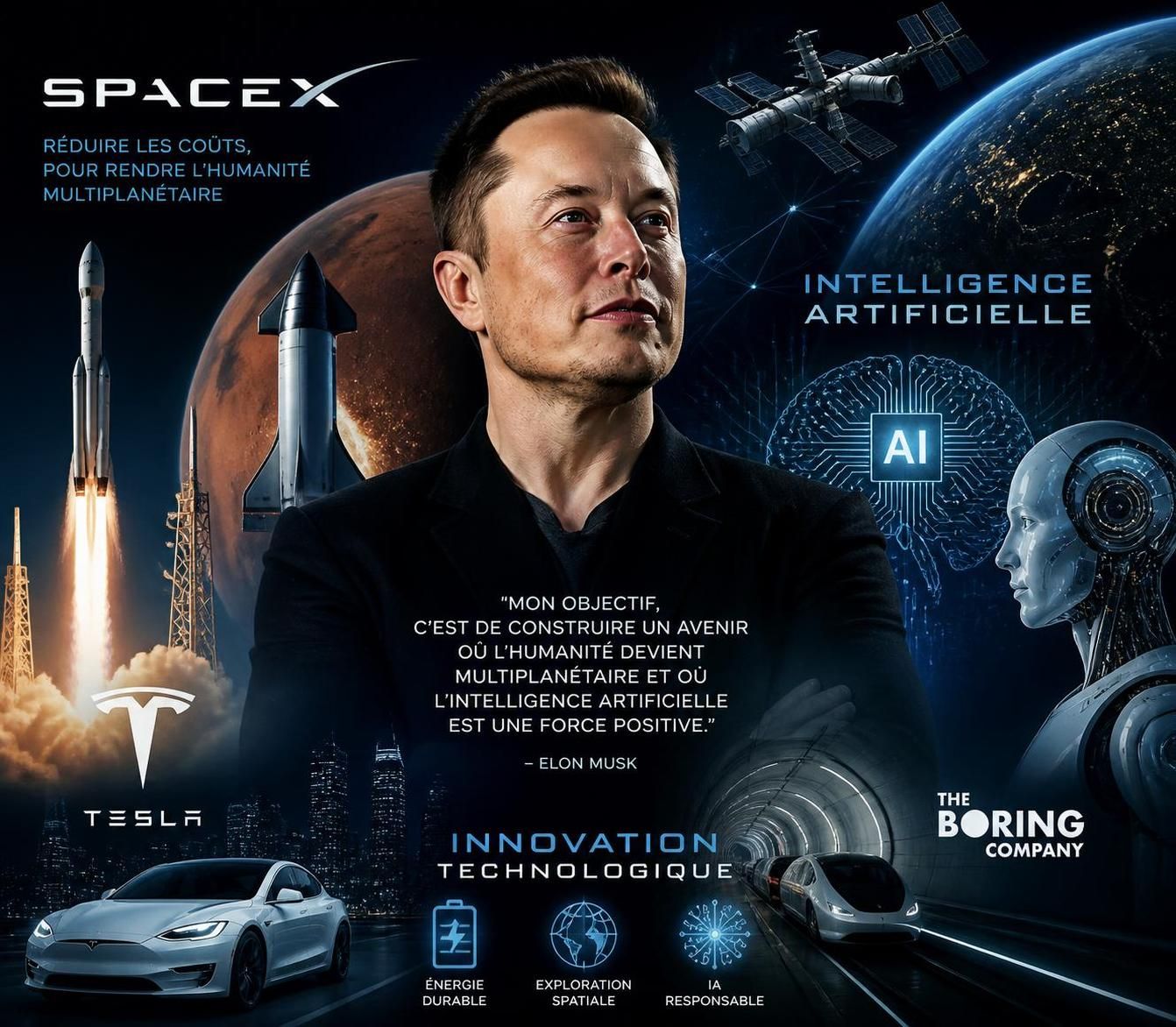 découvrez comment spacex s'impose comme un leader de l'intelligence artificielle en levant 40 milliards d'euros pour financer une acquisition stratégique majeure.