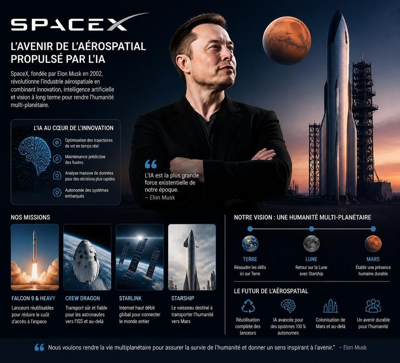 découvrez comment spacex affirme son leadership dans l'intelligence artificielle en levant 40 milliards pour une acquisition stratégique majeure.