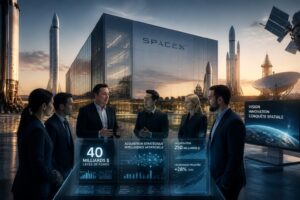 découvrez comment spacex confirme son leadership dans le domaine de l'intelligence artificielle en levant 40 milliards d'euros pour financer une acquisition stratégique majeure.