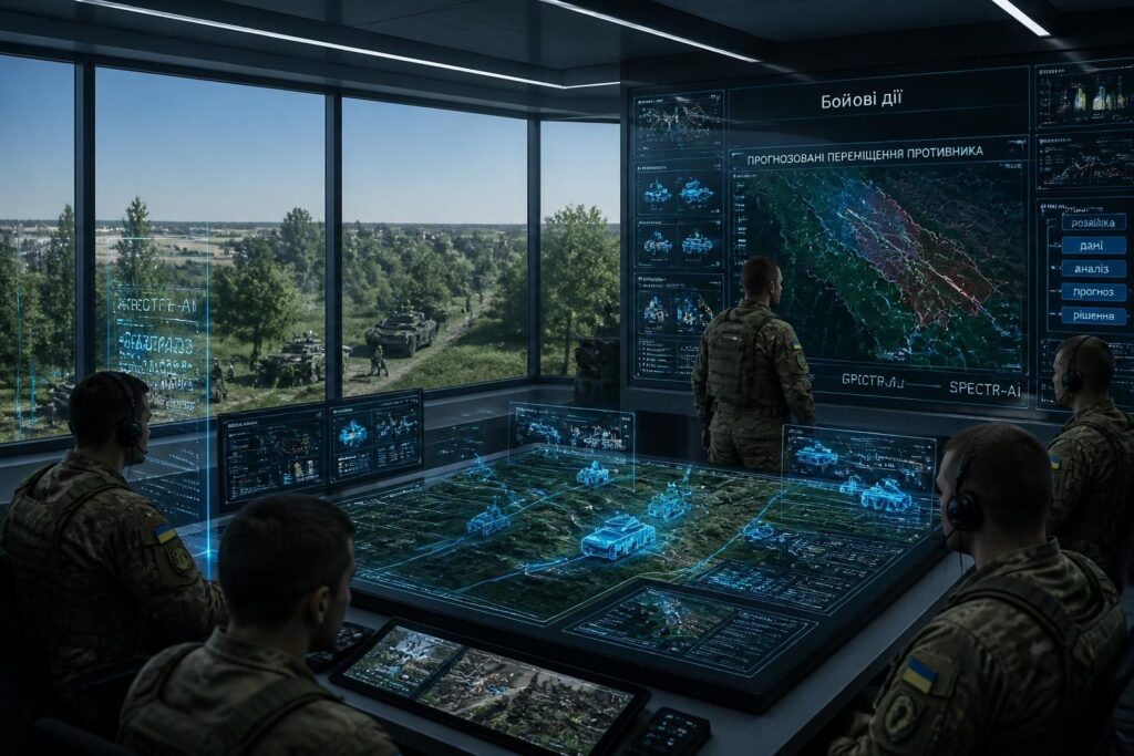 découvrez spectr, l'intelligence artificielle révolutionnaire ukrainienne capable d'anticiper les déplacements adverses pour une stratégie avancée et efficace.